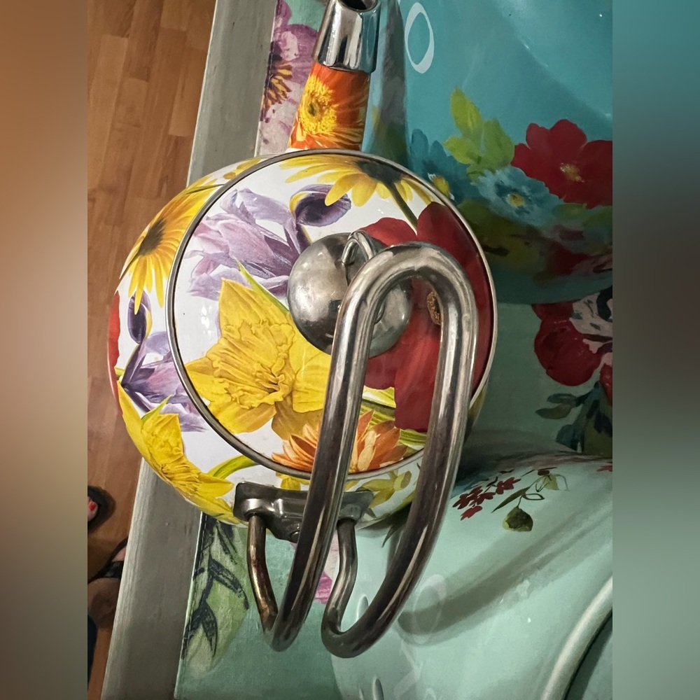 The Pioneer Woman Multicolor Floral Teapot - Picture 4 of 6